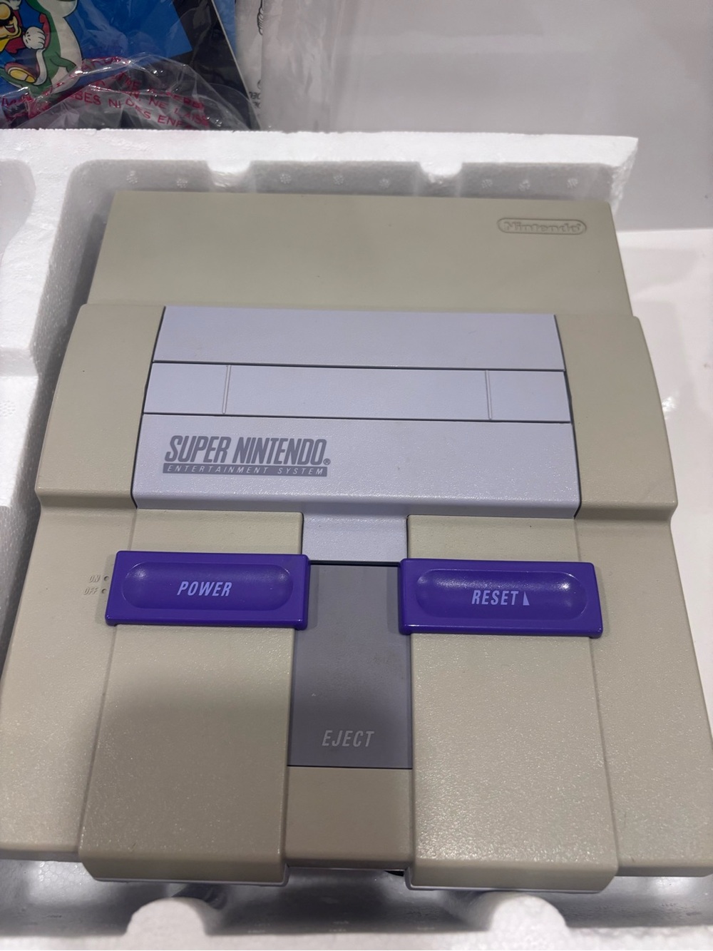 Super Nintendo SNES Super Set SNS-001 Original Box 2 Controllers Manuals Vintage - Picture 4 of 8